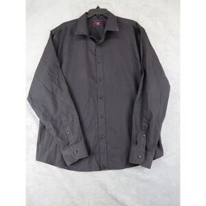 UNTUCKit Wrinkle Free Button Down Shirt Mens XL Gray 100% Cotton Long Sleeve